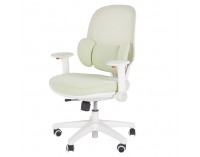 Detská stolička na kolieskach Tresa - zelená / biela