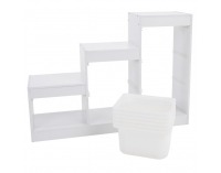 Regál Trinis - biela