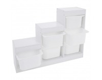 Regál Trinis - biela