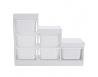 Regál Trinis - biela