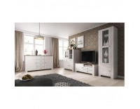 Trojbodové osvetlenie Nerita - biela