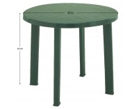 Záhradný stôl Tundo - zelená