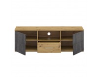 TV stolík Eridan B - dub artisan / sivý betón