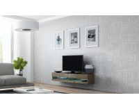 TV stolík na stenu Vigo New 140 - latte / latte lesk