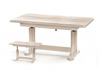 Rozkladací konferenčný stolík Tymon - dub sonoma