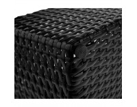 Ratanový kvetináč Tyrion - čierna