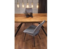 Jedálenský stôl Tyson - orech / čierna