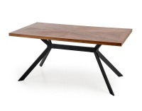 Jedálenský stôl Tyson - orech / čierna