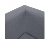 Hliníkový záhradný set Ubul - svetlosivá / biela