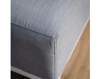 Hliníkový záhradný set Ubul - svetlosivá / biela