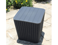 Záhradná truhlica Ugur - čierna