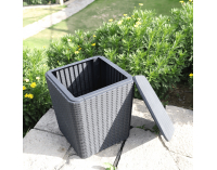 Záhradná truhlica Ugur - čierna