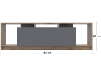 TV stolík Ulfet U1 - dub tahoe / antracit