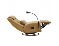 Otočné hojdacie kreslo Umbro - horčicová