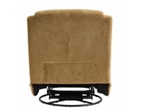 Otočné hojdacie kreslo Umbro - horčicová