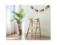 Montessori skladacia učiaca veža Urian - prírodná