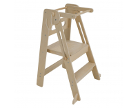 Montessori skladacia učiaca veža Urian - prírodná