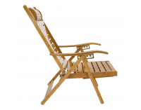 Záhradné lehátko Ursel - prírodná