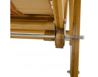 Záhradné lehátko Ursel - prírodná