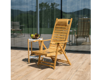 Záhradné lehátko Ursel - prírodná