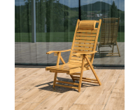 Záhradné lehátko Ursel - prírodná