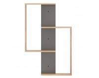 Polica Valpa - dub artisan / grafit