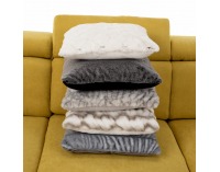 Vankúš Vanke Typ 6 45x45 cm - sivá / čierna