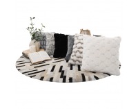 Vankúš Vanke Typ 6 45x45 cm - sivá / čierna