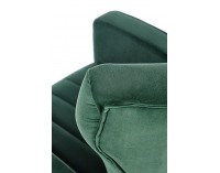 Kreslo Vario - tmavozelená / zlatá