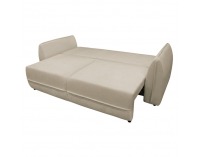 Rozkladacia pohovka s úložným priestorom Vebi Big Sofa - krémová