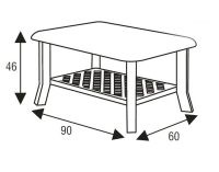 Plastový záhradný nábytok Velha - antracit / béžová