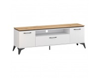 TV stolík Velis 2D1S/170 - biela / dub evoke