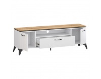 TV stolík Velis 2D1S/170 - biela / dub evoke