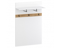 Vešiakový panel Velis 80 - biela / dub evoke