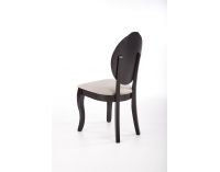 Jedálenská stolička Velo - čierna / béžová