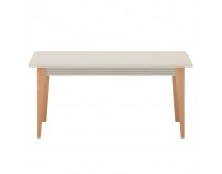 Konferenčný stolík Vendy W-12 - kašmír krémová / dub