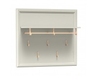 Vešiakový panel Vendy W-22 - kašmír krémová / dub