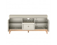 TV stolík Vendy W-8- kašmír krémová / dub