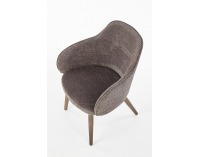 Kreslo Verano - tmavosivá / orech