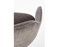 Kreslo Verano - tmavosivá / orech