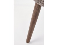 Kreslo Verano - tmavosivá / orech