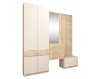 Štvordverová šatníková skriňa Vertio SZF4D2S - dub sonoma / kašmír