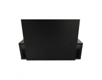 Regál Vevey - biela / čierna