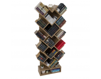 Regál Vevey - hnedosivý dub