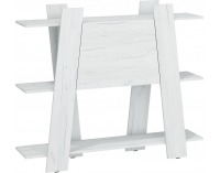 Regál Via VIA-04 - craft biely