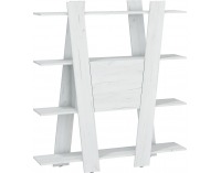 Regál Via VIA-06 - craft biely
