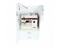 Viacúčelový stôl pre krajčírky Tailor - biela