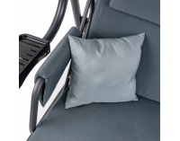 Záhradná hojdačka Victoria - antracit / sivá