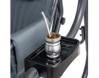 Záhradná hojdačka Victoria - antracit / sivá