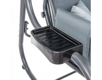 Záhradná hojdačka Victoria - antracit / sivá